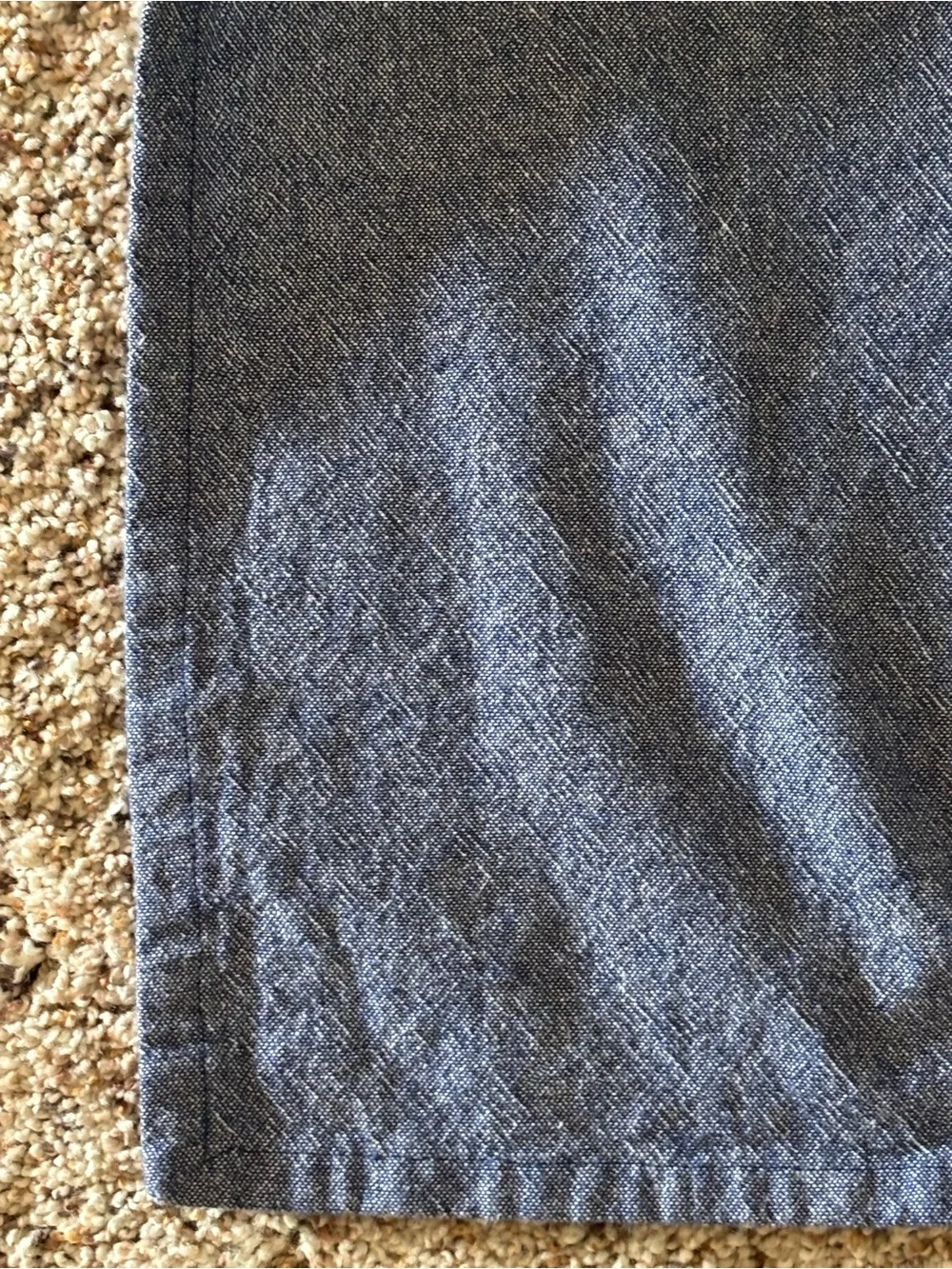 Soft Light Denim Tablecloth